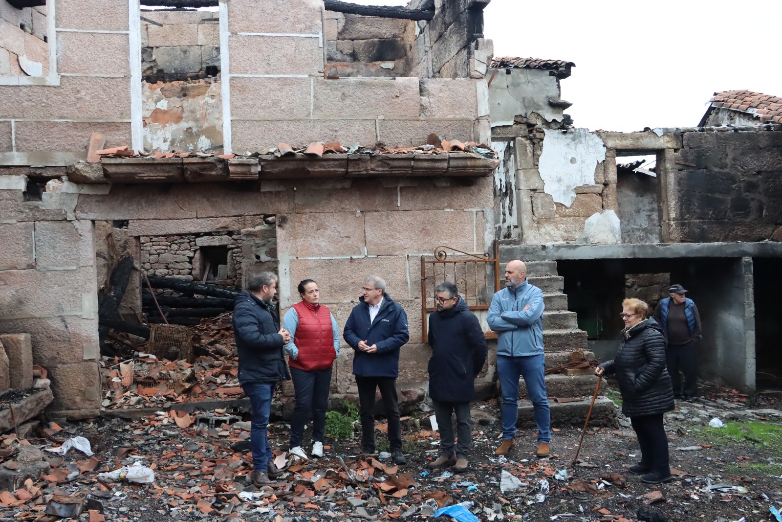 Manuel Pardo pon en valor a rápida resposta da Xunta para paliar as consecuencias da vaga de lumes na provincia de Ourense