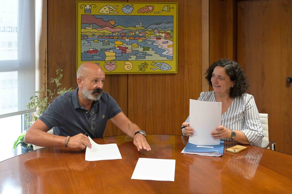 Belén do Campo reafirma o compromiso da Xunta cos emprendedores e coa xeración de emprego nun encontro co presidente de Ascega