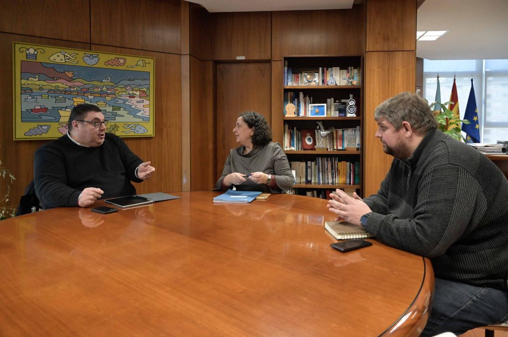 Belén do Campo mantén o seu primeiro encontro institucional co alcalde de Noia, Francisco Pérez