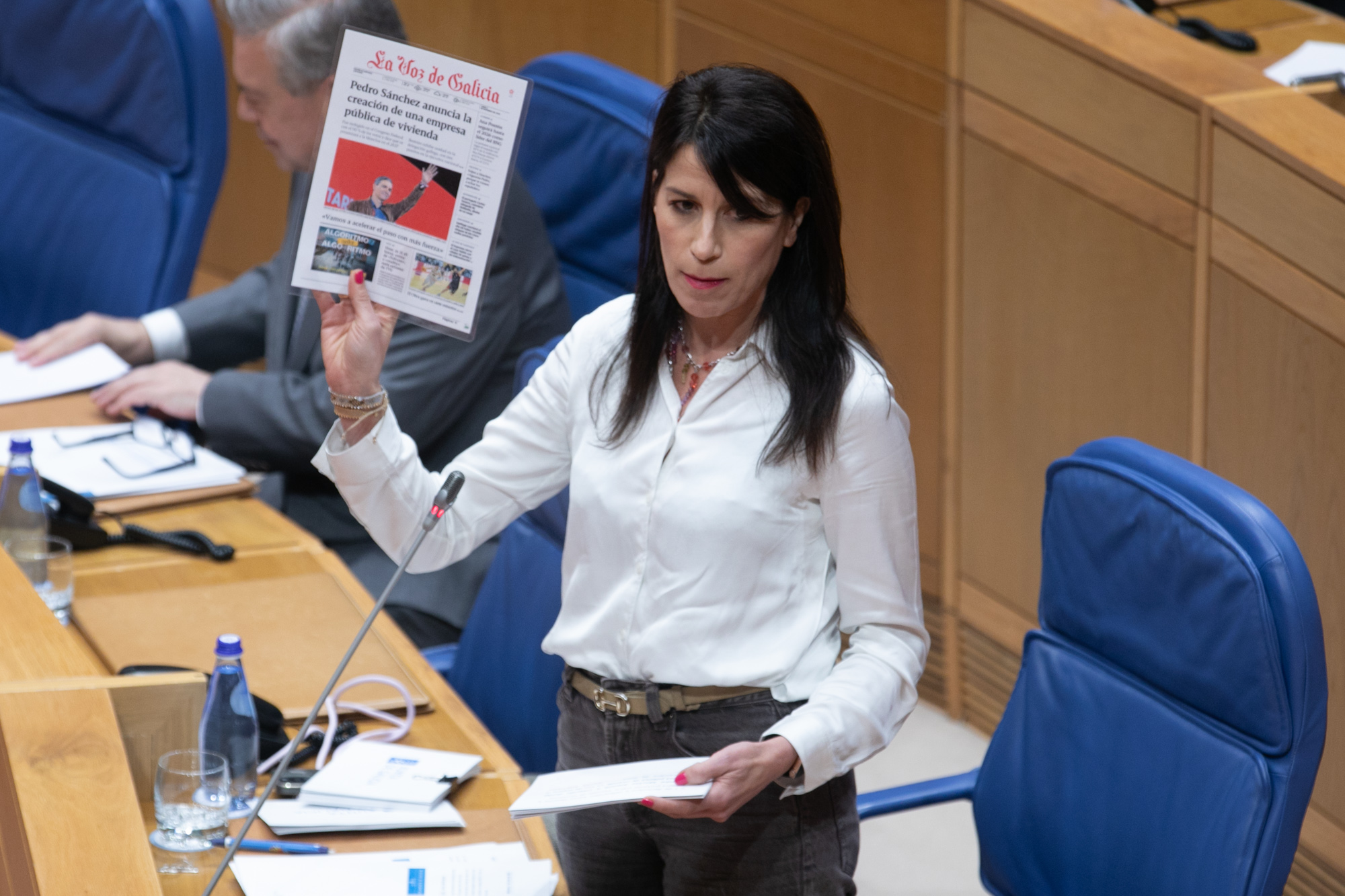María M. Allegue salientou que a nova sociedade Vipugal iniciou desde a súa posta en marcha hai 4 meses os trámites para construír máis de 1.200 vivendas públicas