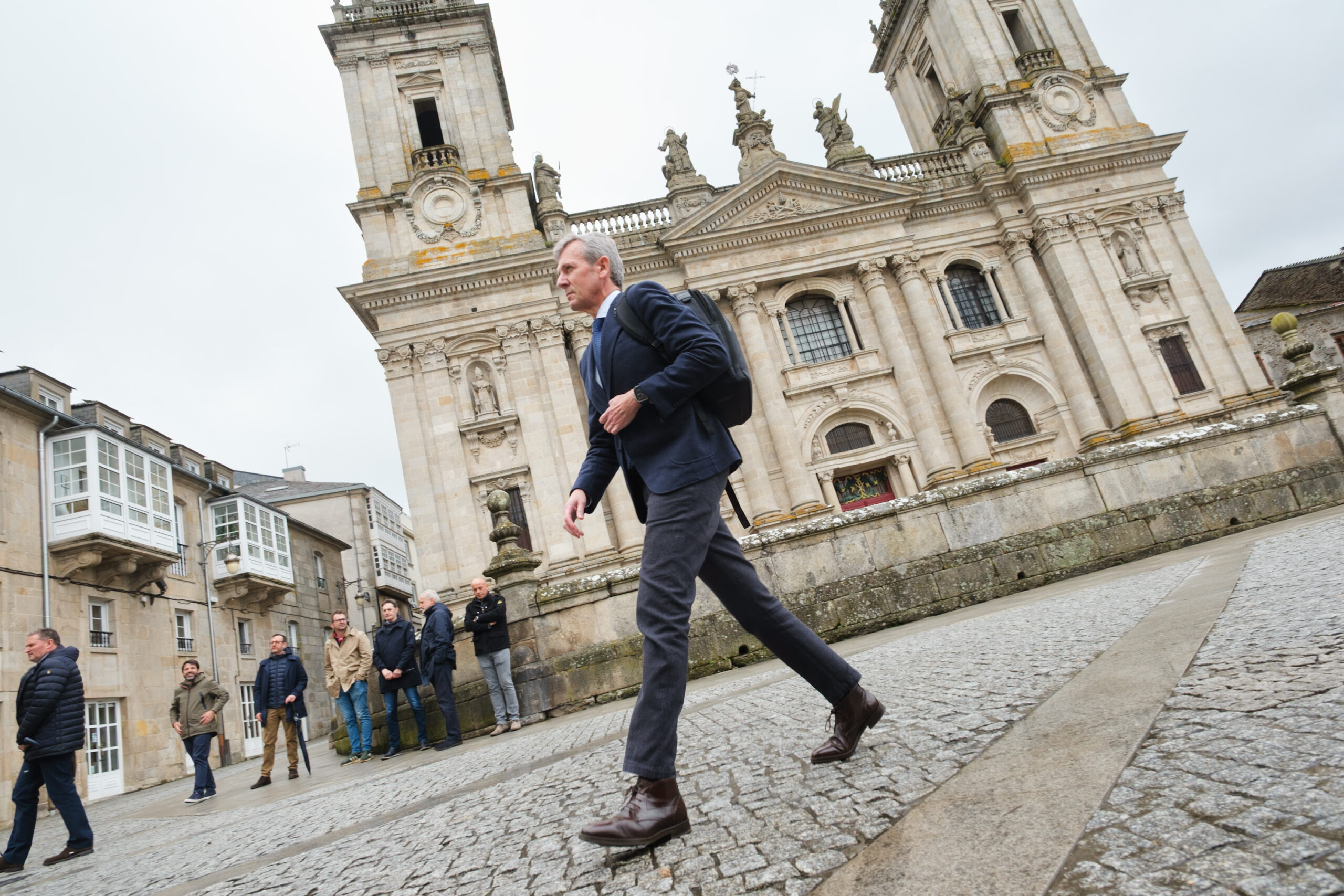 Rueda avalía as inversións da Xunta na cidade e provincia de Lugo en áreas como a educación, a vivenda ou o saneamento