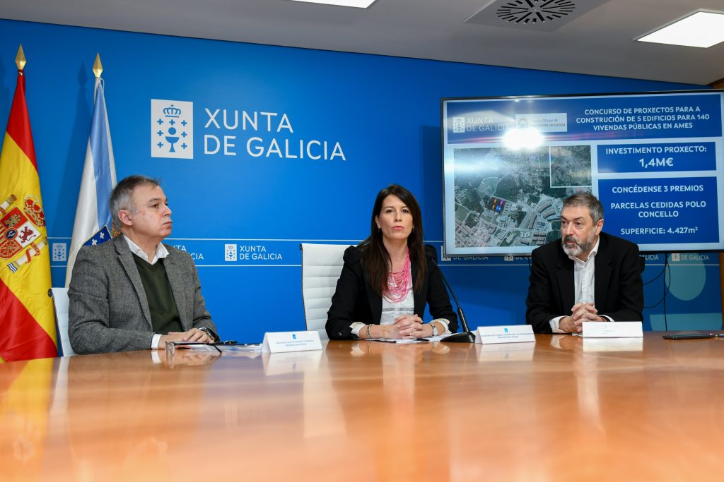 A Xunta convoca o concurso de ideas para construír 5 inmobles con 140 novas vivendas de promoción pública en Galdrachán, no concello de Ames