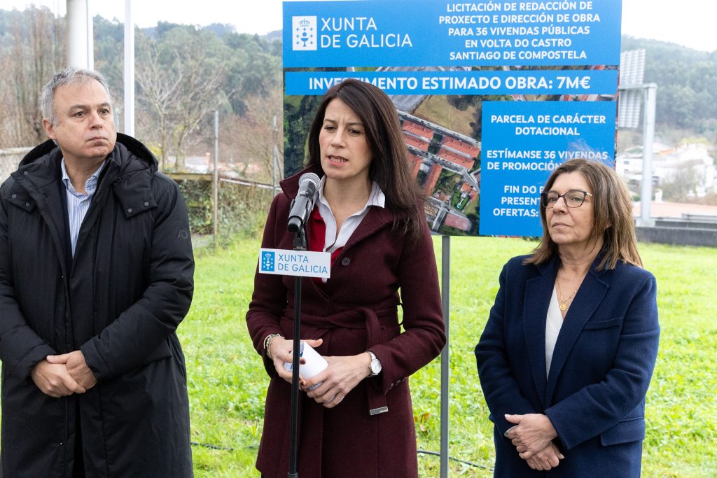 A Xunta licita a redacción do proxecto para construír 36 vivendas públicas en Volta do Castro, en Santiago, que suporán un investimento total de 7 M€