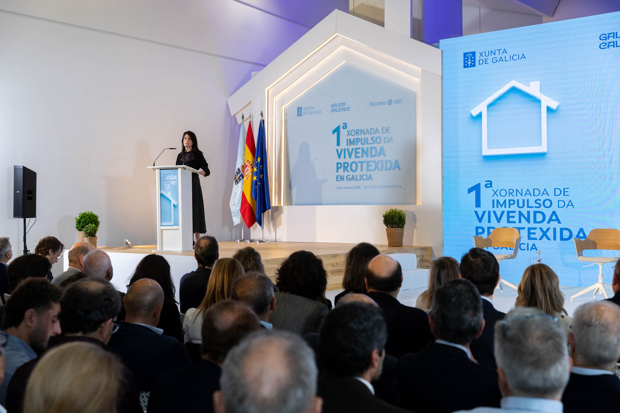 Allegue sitúa Galicia como a comunidade que máis medidas ten en marcha no impulso da vivenda protexida
