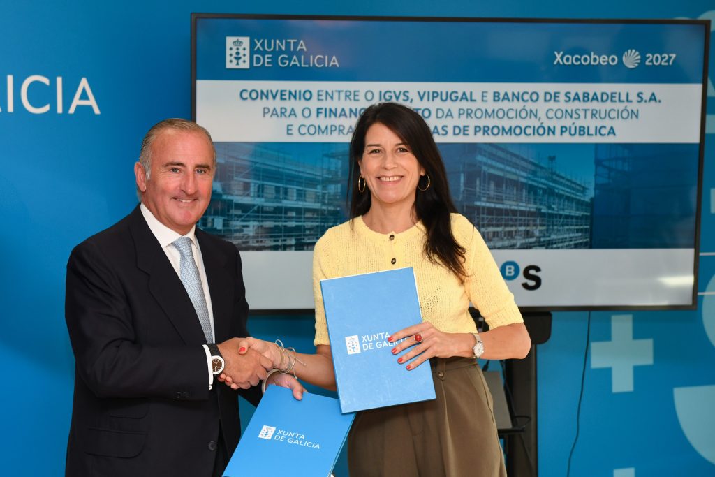 A Xunta asina un acordo de colaboración co Sabadell Gallego para o financiamento da promoción de vivenda pública