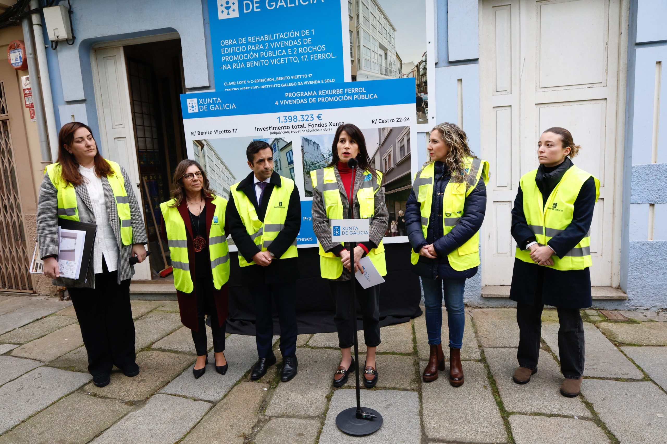 A Xunta inicia a rehabilitación de dous edificios para acadar 4 vivendas públicas en Ferrol, dentro do programa Rexurbe