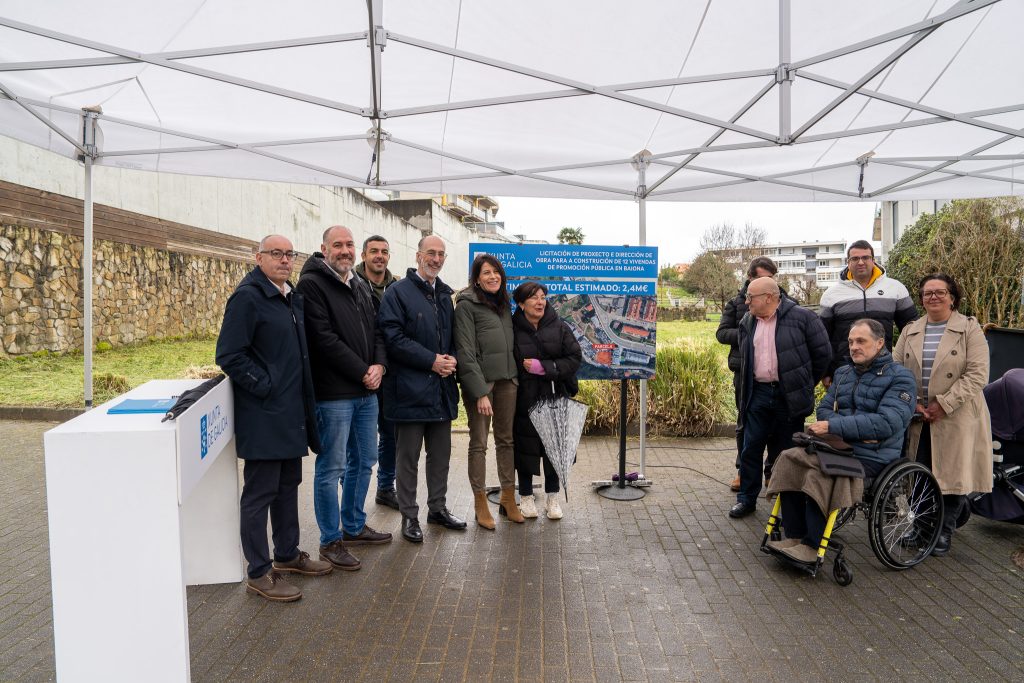 A Xunta licita a redacción do proxecto para construír 12 novas vivendas públicas en Baiona, que suporán un investimento de 2,5 M€