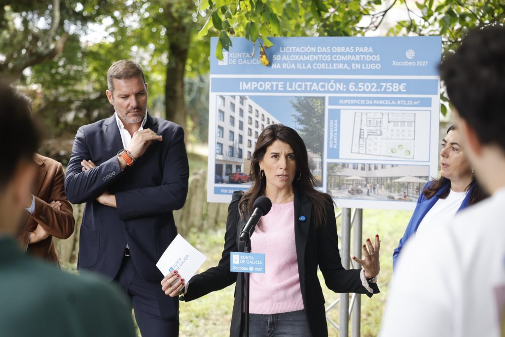 A Xunta licita por 6,5 M€ as obras dos 50 aloxamentos compartidos para menores de 36 anos en Lugo
