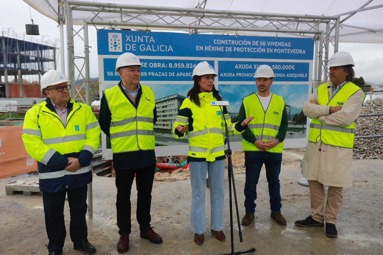 A Xunta concedeu no que vai de 2025 oito axudas a cooperativas e promotores, dúas delas en Pontevedra, que permitirán construír 403 vivendas