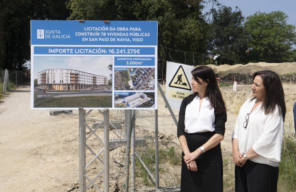 A Xunta licita as obras de 78 novas vivendas públicas en Navia, en Vigo, que suporán un investimento de preto de 16,2M€