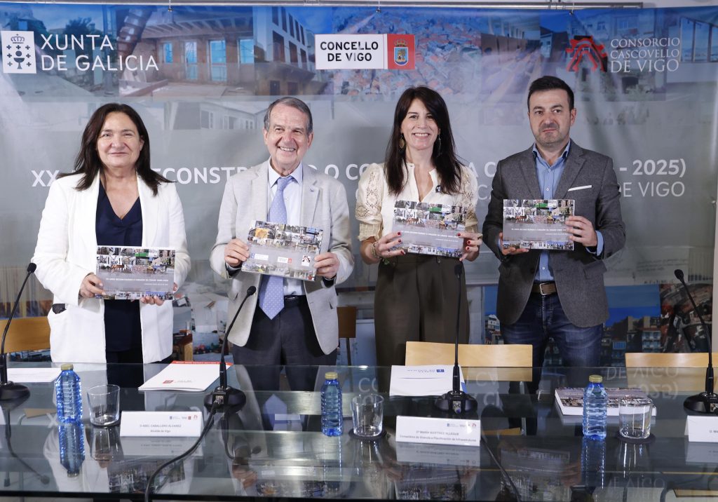 Allegue pon en valor o traballo do Consorcio do Casco Vello de Vigo, que acadou en 20 anos 140 vivendas e 36 locais rehabilitados, cun investimento autonómico de máis de 30 M€