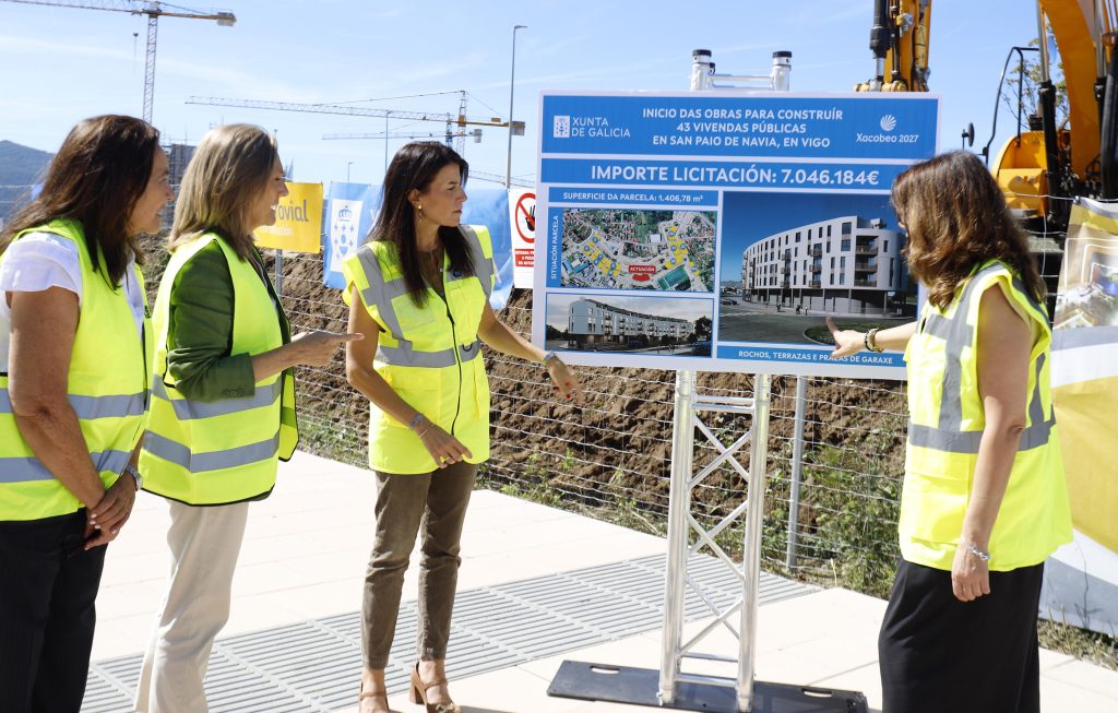 A Xunta inicia a construción doutras 43 vivendas públicas en Navia, cun investimento de máis de 7M€ e que se adxudicarán en réxime de compravenda