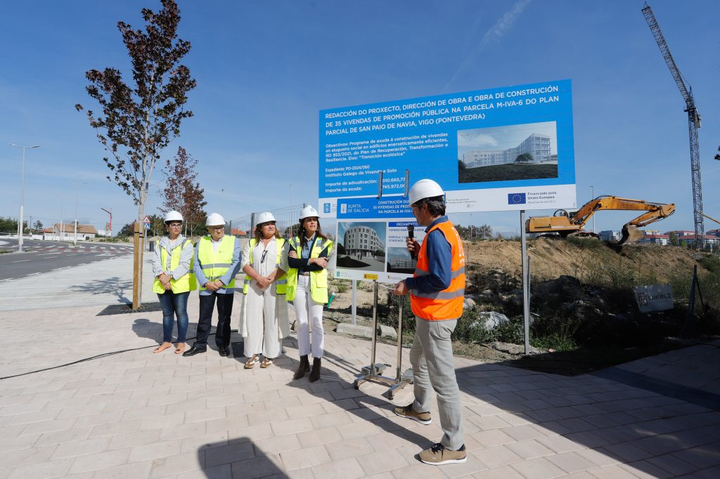 A Xunta inicia en Vigo as obras de 35 vivendas de promoción pública pioneiras no uso de técnicas industrializadas, cun investimento de 8,5 M€