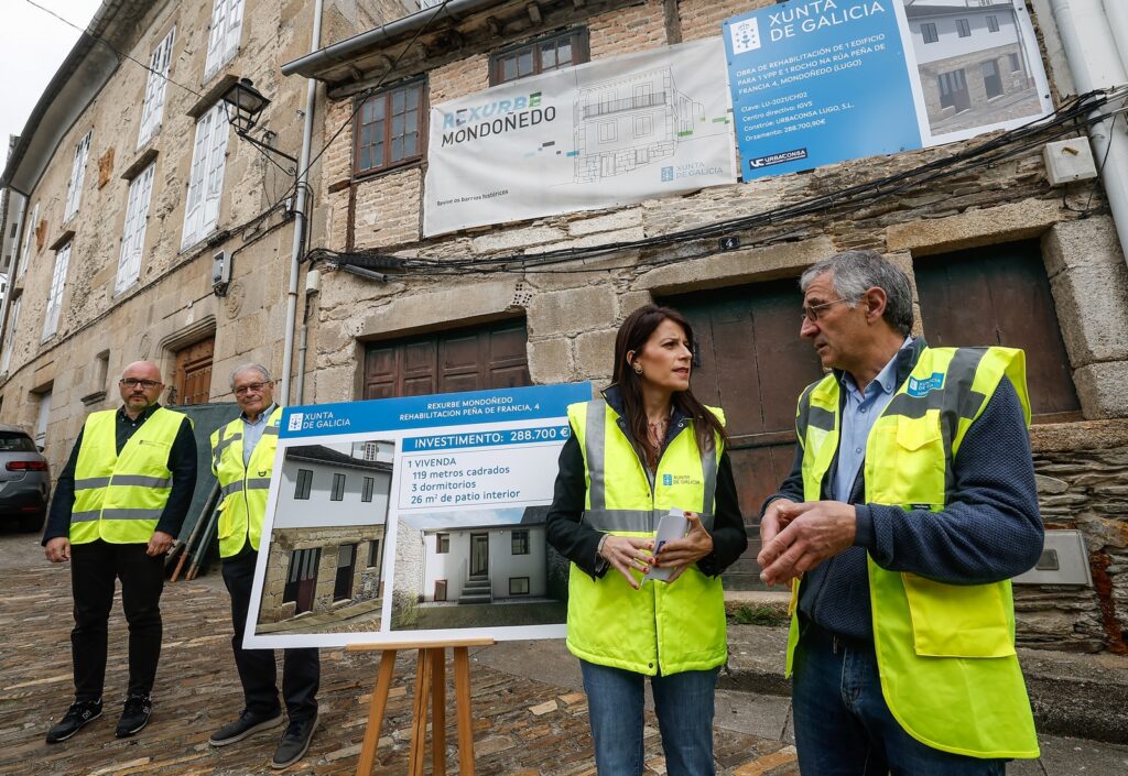 A Xunta inicia en Mondoñedo as obras de rehabilitación dun inmoble para alugueiro para menores de 36 anos