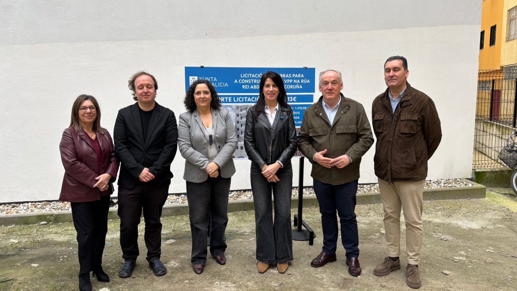 A Xunta licita as obras de 12 novas vivendas públicas na rúa Rei Abdullah, na Coruña, que suporán un investimento de  máis de 2,2M€