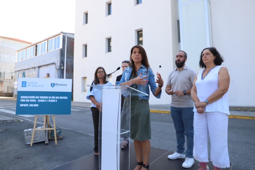 As axudas da Xunta posibilitan a rehabilitación de 8 vivendas de titularidade municipal en Rianxo para alugueiro accesible